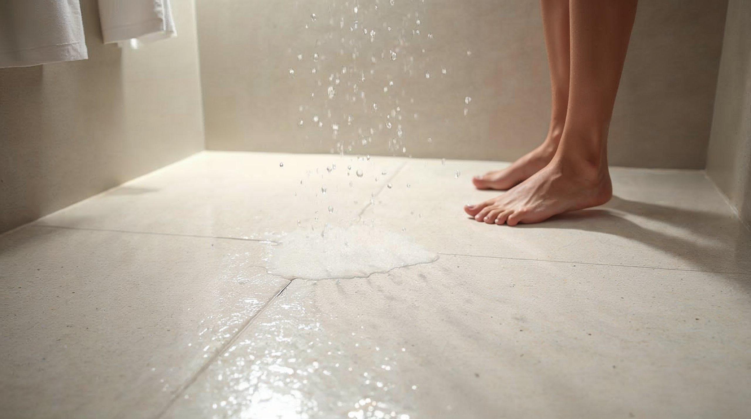 Rutschfeste R11 Fliesen in einer bodengleichen Dusche