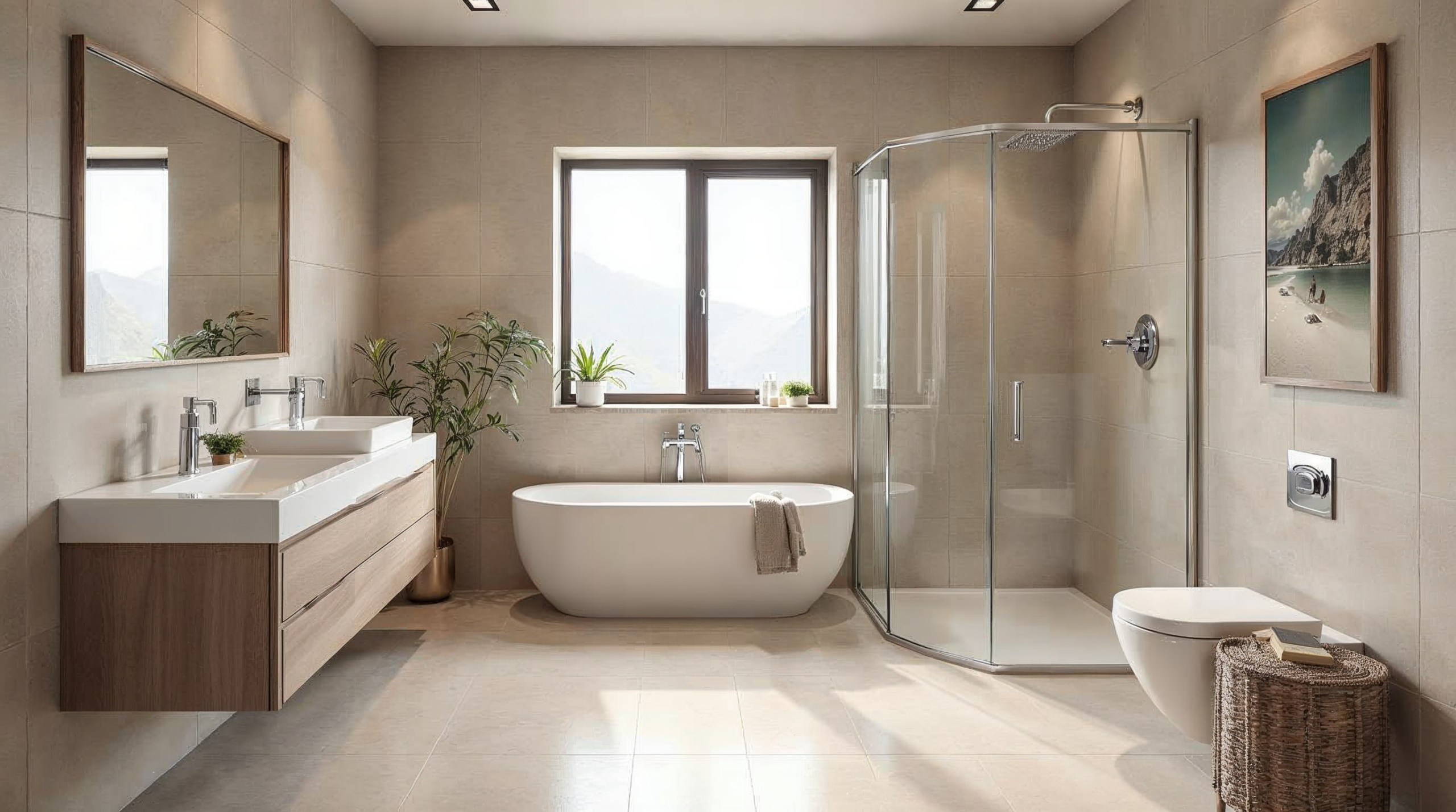 Fertiges saniertes Badezimmer in Bremen