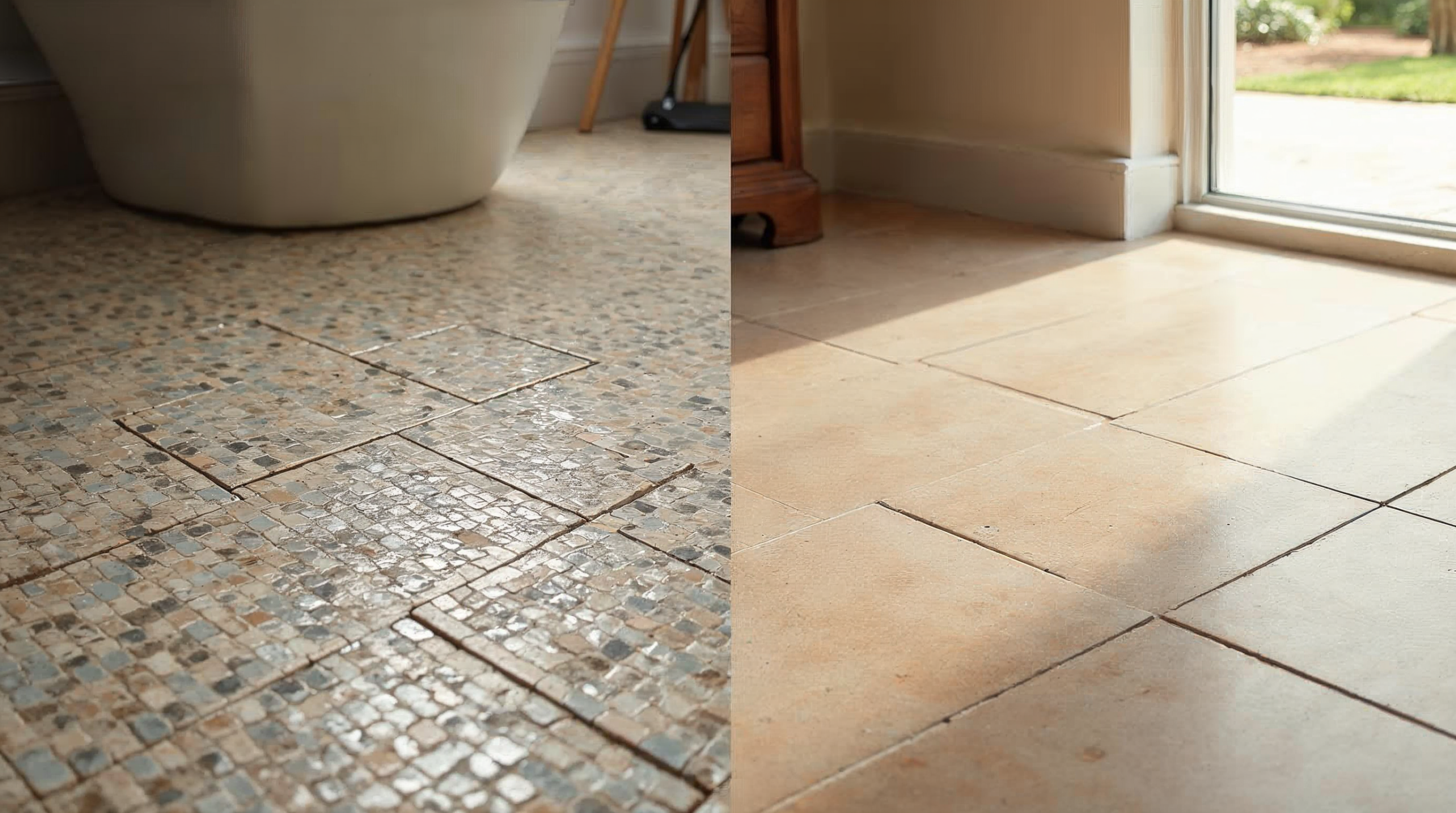 Vergleich kleine Fliesen 30x30 gegen grossformatige 120x120